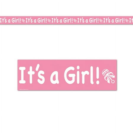Partypro 66121 It'S A Girl Party Tape