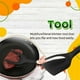 thumbnail image 4 of 2 in 1 Handle Turn of Tongs, Spatula Tong for Fried Egg, Nylon Bread Tongs, Cooking Tool, Kitchen Utensils, 4 of 5