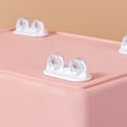 thumbnail image 4 of MasteelfCA 1 Set 8Pcs Storage Box Casters Wheels Self-adhesive Universal Wheels (White), 4 of 7