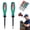 Green, variant on 2-in-1 Digital Display Voltage Tester Screwdriver Set, LCD Electrical Test Pen with Flathead & Phillips Tips, AC/DC Circuit Voltage Indicator for Outlet, Wire and Home Repair (Green)