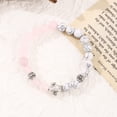 thumbnail image 3 of Genuine Quartz and Turtle Healing Bracelet, 3 of 6