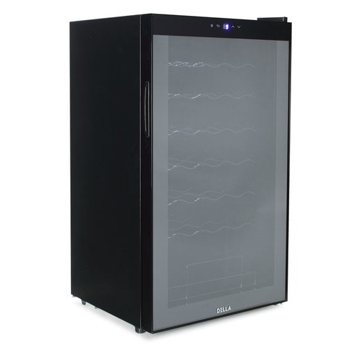Della Wine Cooler Refrigerator Mini, Countertop Mini Refrigerator Cooler
