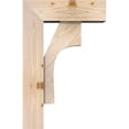 thumbnail image 3 of Ekena Millwork 7 1/2"W x 22"D x 34"H Westlake Block Smooth Bracket w/ Offset Brace, Douglas Fir, 3 of 25