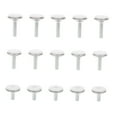 thumbnail image 4 of Minkissy 30pcs Adjustable Furniture Risers in White for Home Bed Leveling Feet, 4 of 6
