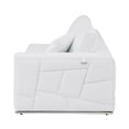 thumbnail image 5 of Titan Furnishings Transitional Italian Top Grain Leather Sectional White, 5 of 16