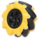 thumbnail image 4 of Rueda Mecanum goma de rueda de Robot amarillo y negro para coche inteligente DIY para ingeniero Amonsee Otros, 4 of 8