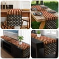 thumbnail image 6 of American Flag Table Runner 72 Inches Long, Retro USA Flag Blue Red Vintage Wooden Kitchen Coffee Dining Table Decoration for Home Party Birthday Wedding Home Decor 16x72 Inches, 6 of 8