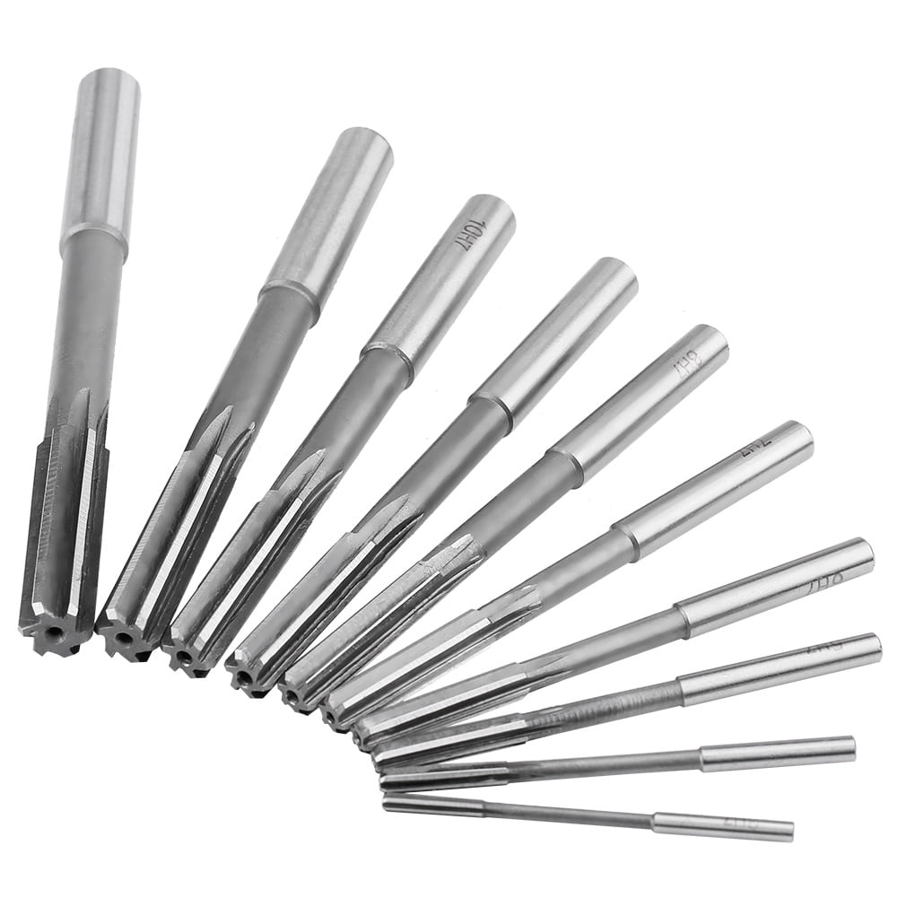 10Pcs Milling Cutter Milling Reamer for Drilling Machine Bore Machining 