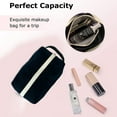 thumbnail image 3 of Small Makeup Bag for Canvas Travel Cosmetic Pouch Toiletry Bag for Women Girls Gifts Portable, 3 of 6