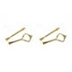 thumbnail image 2 of Inteprter Asas para soporte para tartas: atrevidas y gruesas para una gran capacidad de carga. La aleación de zinc es resistente y duradera. CoronaCapa 2 Oro 2Conjunto, 2 of 6