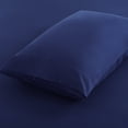 thumbnail image 6 of RUIKASI Blue King Sheet Set - Soft Sheets for Kingn Size Bed, 4 Pieces Hotel Luxury King Bed Sheets with deep pocket, Easy Care Polyester Microfiber Cooling Bed Sheet Set, 6 of 9