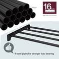 thumbnail image 4 of EGNMCR Office & Stationery Floor-standing Coat Rack With Shelves Multi-Functional Storage For Bedroom And Living Room Corner Organizer, 4 of 9