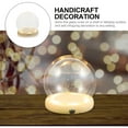 thumbnail image 4 of OUNONA 1Set Glass Display Dome Cloche with Wooden Base for Floral and Figurine Presentation, 4 of 5