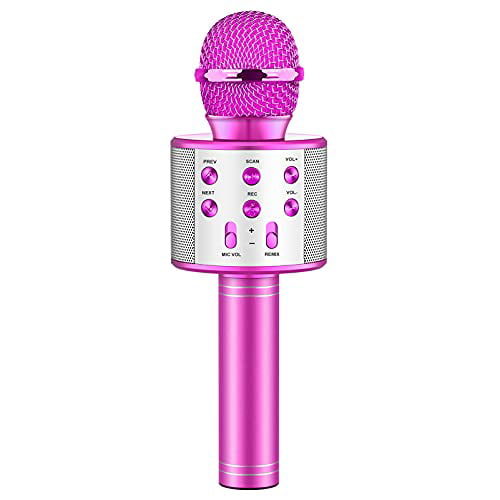 Kids Gifts Blue Evassal Wireless Bluetooth Karaoke Microphone for Kids 