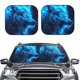 thumbnail image 2 of Fotbe Wolf Juego de 2 Piezas de Parasoles para Parabrisas | Bloqueador Solar para Auto | Accesorios Plegables para Protección Solar Interior-Large, 2 of 6