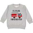 thumbnail image 2 of Inktastic Future Firefighter Red Fire Truck Engine Toddler Sweatshirt, 2 of 4