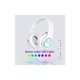 thumbnail image 2 of Auriculares Bluetooth sobre la oreja, graves profundos, luces LED coloridas, auriculares con micrófono, ligeros, inalámbricos, plegables, estéreo de alta fidelidad, auriculares para niños para la escu, 2 of 5