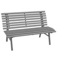 thumbnail image 1 of Outsunny 48.5" Garden Bench, Lightweight Aluminum Patio Bench, Grey, 1 of 10