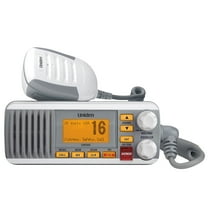 Uniden UM385 3-Channel 25W Two Way Radio with DSC Position Send and Request, White