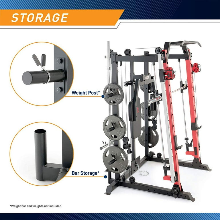 Marcy, Power Cage, SM-7409, with Bench Press and Squat Rack