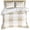 Beige, variant on Navy Blue Plaid Duvet Cover Set, Spring Farmhouse Buffalo Checkered Soft Duvet Cover Twin Size Bedding Set 4 Pieces, 1 Quiltcover and 2 Pillowcases with Zipper, 1 Bed Sheet for All Seasons