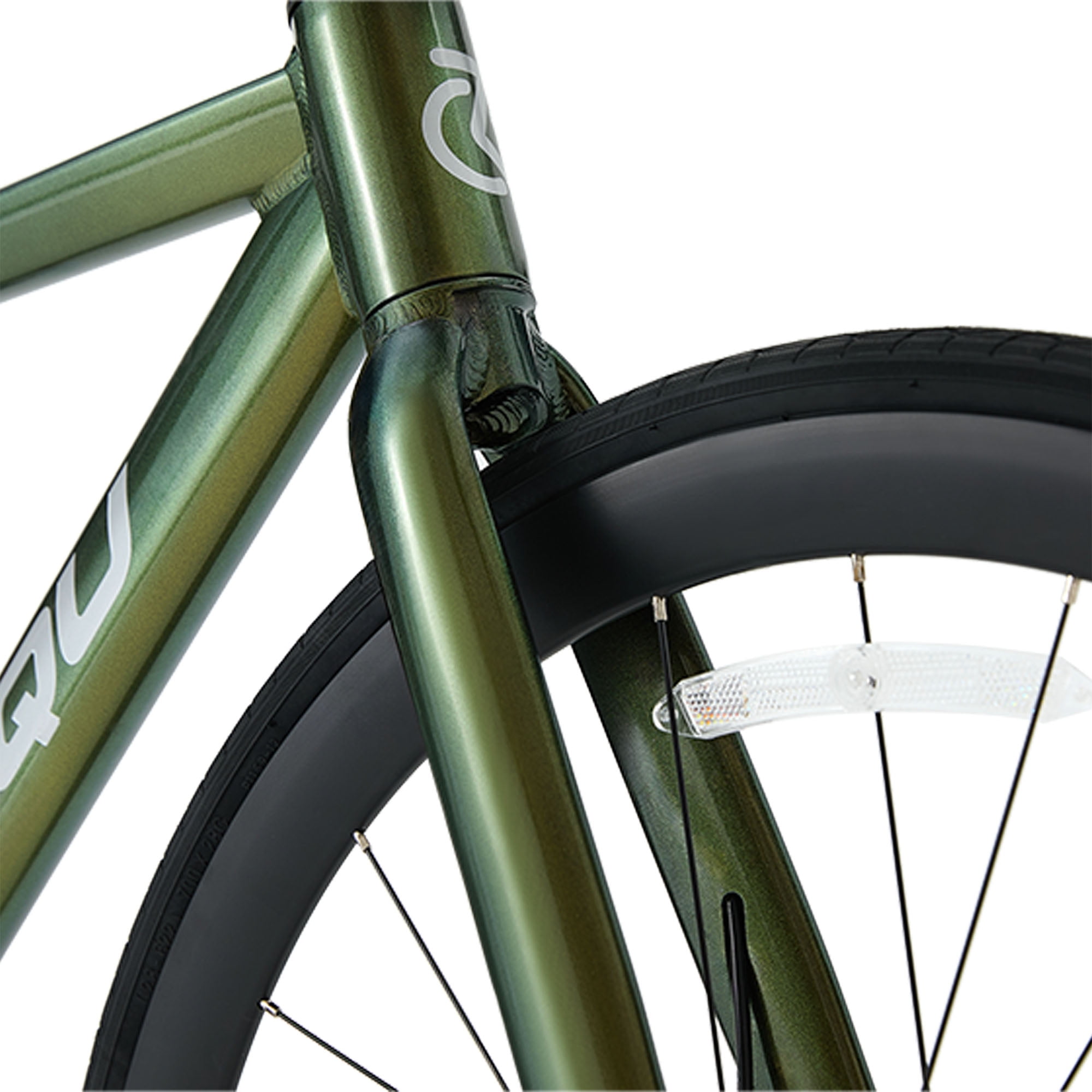 ZUUQU Phaedra 700C Drop Bar Gravel Bike,16-Speed Road bicycle with Disc Brakes ,Green,Adult