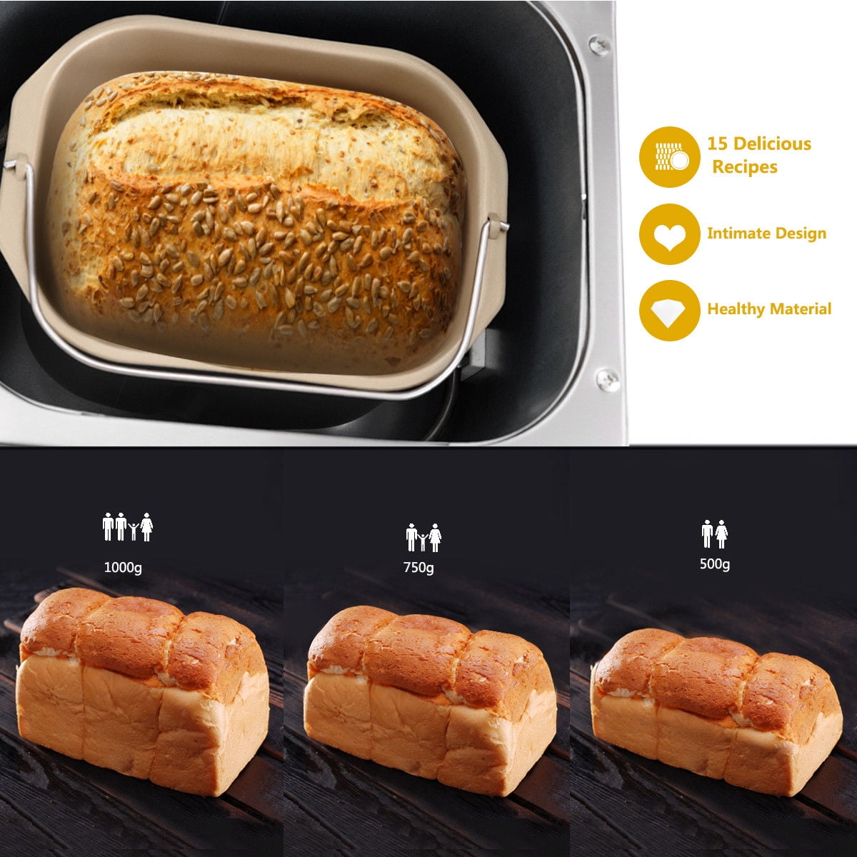 2 lb bread machine