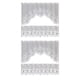 thumbnail image 4 of Cortinas de Encaje Injueey 2 Piezas Blanco 160x60cm + 160x30cm, 4 of 6