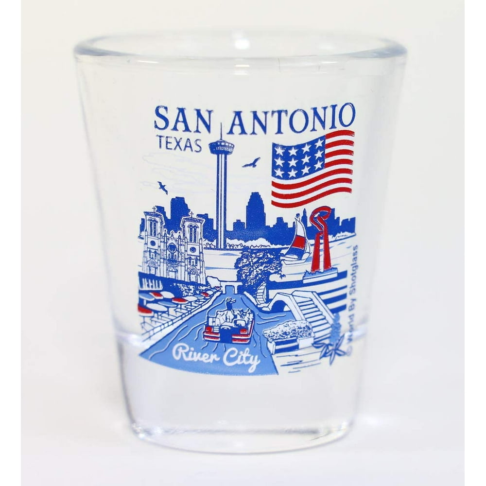 San Antonio Texas Great American Cities Collection Shot Glass Walmart