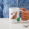 thumbnail image 4 of CafePress - I Luv My Bearded Dragon Large Mug - 15 oz Ceramic Large White Novelty Mug, 4 of 6