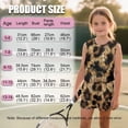 thumbnail image 7 of chaqlin Leopard Skin Girls Summer 2 Piece Outfits Round Neck Sleeveless Tank Top with Flare Pants Sets Sport Workout Short Set Toddler to Big Kid (5T-14Y), 7 of 7