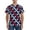 Patriotic Star, variant on Patriotic Star Print Men's Dry Fit Mesh Athletic Shirts Moisture Wicking Tennis T-Shirt Tops