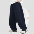 thumbnail image 6 of Gibobby Boys Pants Toddler Kids Little Boys Sweatpants 0-24Months 2T 3T 4T 5T 6T Basic Cozy Active Jogger Pants With Pockets School Pants Toddler Long Pants(4-5 Years,Navy), 6 of 7