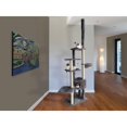 thumbnail image 5 of Furhaven Tiger Tough Cat Tree Skyscraper Playground w/Adjustable Height - Gray, One Size, 5 of 5