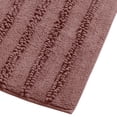 thumbnail image 4 of Veria 2 Piece Bath Mat with Textured Loops Details The Urban Port, Brown - Saltoro Sherpi, 4 of 5