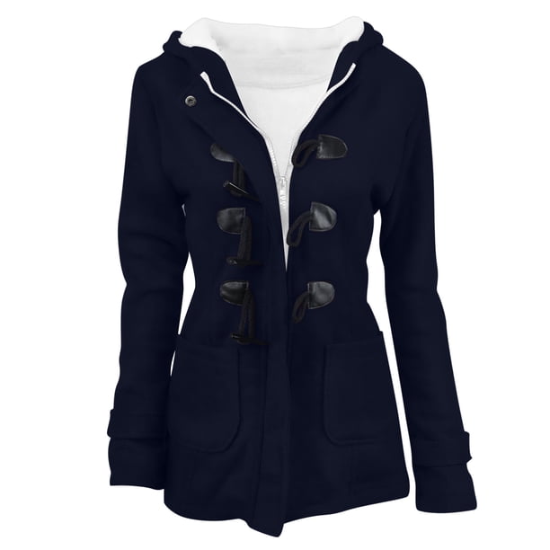 Chaquetas y abrigos casuales con capucha de manga larga para mujer, chaqueta con capucha cálida de invierno, abrigo de manga larga con capucha y bolsillo para mujer