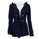 thumbnail image 1 of Chaquetas y abrigos casuales con capucha de manga larga para mujer, chaqueta con capucha cálida de invierno, abrigo de manga larga con capucha y bolsillo para mujer, 1 of 9