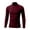 Wine, variant on Hzzrkos Men Casual Slim Fit Solid Color Mock Neck Long Sleeve Stretch Lightweight Base Layer Shirt Pullover Athletic Thermal Tee Undershirt Activewear Top Black