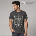 thumbnail image 2 of Men's Beetlejuice Sandworm and Betelgeuse Symmetrical Graphic Tee Charcoal 2X Large, 2 of 10