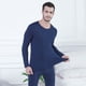 thumbnail image 4 of Capris,Conjunto de ropa interior térmica para hombres y mujeres, cuello redondo suave más ropa interior térmica de terciopelo, ropa interior de otoño, tops y pantalones de base térmica de invierno, 4 of 4