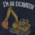 thumbnail image 2 of Blippi I'm an Excavator Women's Loose T-Shirt, Navy, Large, 2 of 4