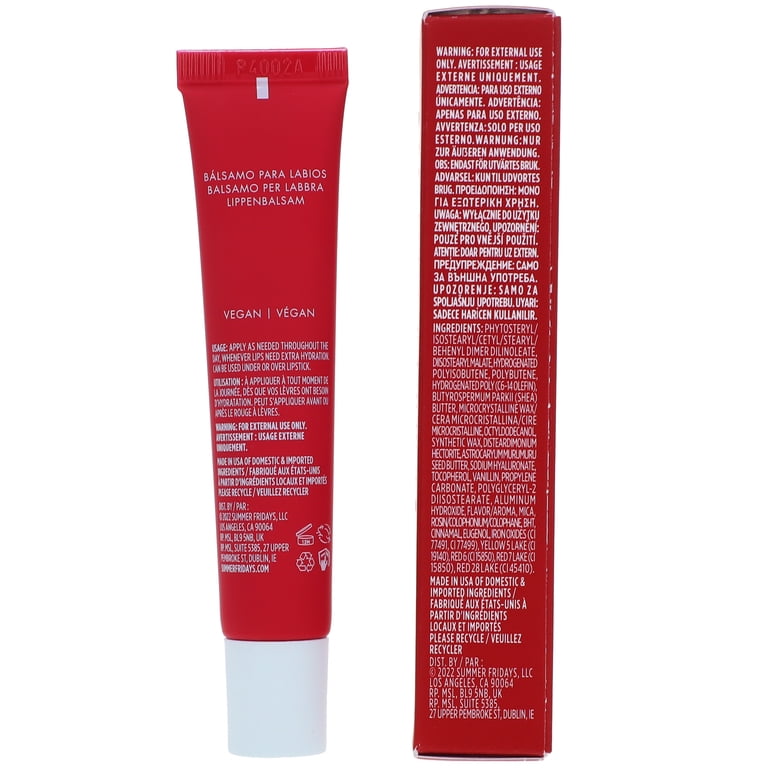 Summer Fridays, Lip Butter Balm, Cherry, 0.5 oz for nourishing