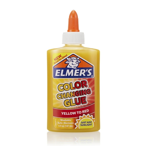 Elmer's Color Changing Liquid Glue, Great for Making Slime, Washable