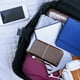 thumbnail image 4 of Cartera para tarjetas de crédito para hombre Cartera larga Cartera de cuero plegable con cremallera 8 ranuras para tarjetas de crédito, 4 of 5