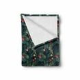thumbnail image 2 of Tropical Soft Flannel Fleece Throw Blanket, Realistic Rainforest Flora Hibiscus Flowers Monstera Leaves Untouched Paradise, Cozy Plush for Indoor and Outdoor Use, 70" x 90", Multicolor, by Ambesonne, 2 of 6