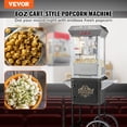 thumbnail image 2 of Máquina para hacer palomitas VEVOR 850 W con carrito de 8 litros, rinde 1,1 kg por lote, 2 of 9