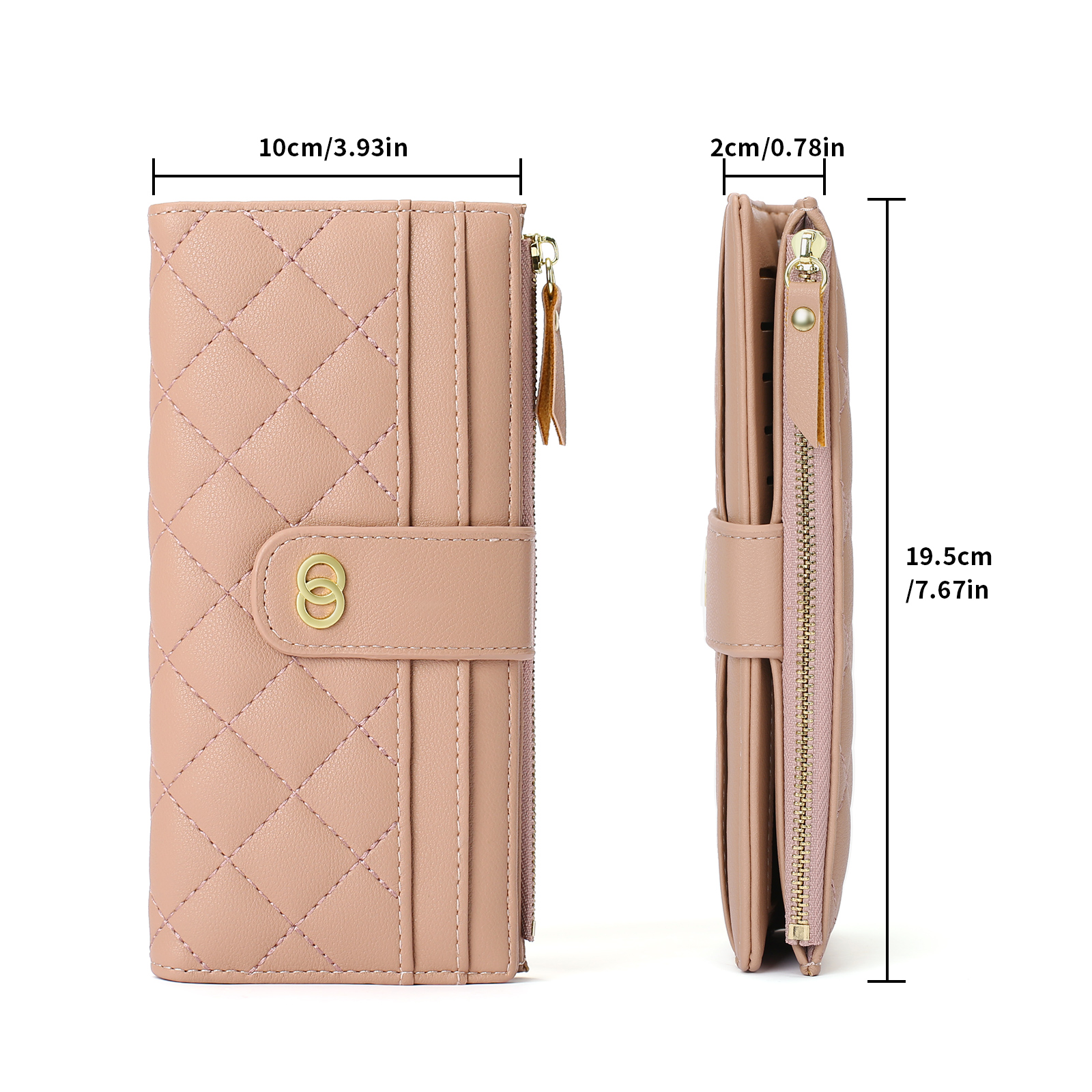 GOIACII Women's Large Leather Wallet with RFID Protection photo 4