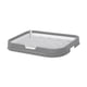 thumbnail image 4 of Inodoro de entrenamiento para mascotas con rejillas de malla, inodoro con rejillas de malla, almohadillas para ir al baño para perros de interior para Gris, 4 of 8