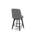 thumbnail image 3 of MINCETA Counter Stools,26" 360 Free Swivel High Back Full Back Upholstered Nail Head Counter Height Bar Stools,1 Piece,Performance Fabric in Gray, 3 of 10