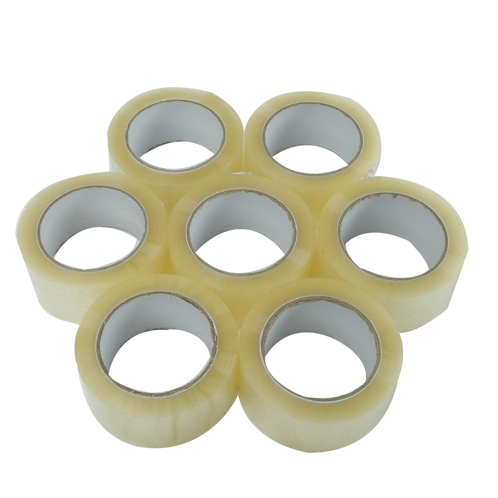 Confote 36 Rolls Clear Packing Packaging Carton Sealing Tape 2 Mil Thick 2" x 110 Yard